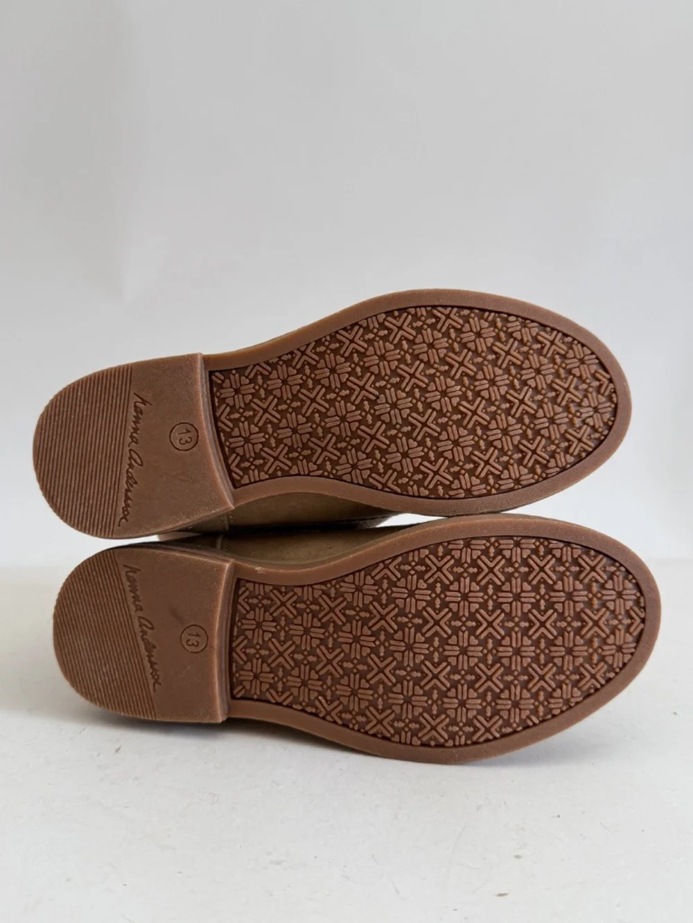 Hanna Andersson Kids Ankle Boots - Sz 13 - Tan Suede with Fringe Tassel - Unworn